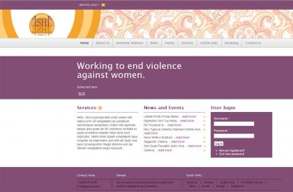 Asha Website Design